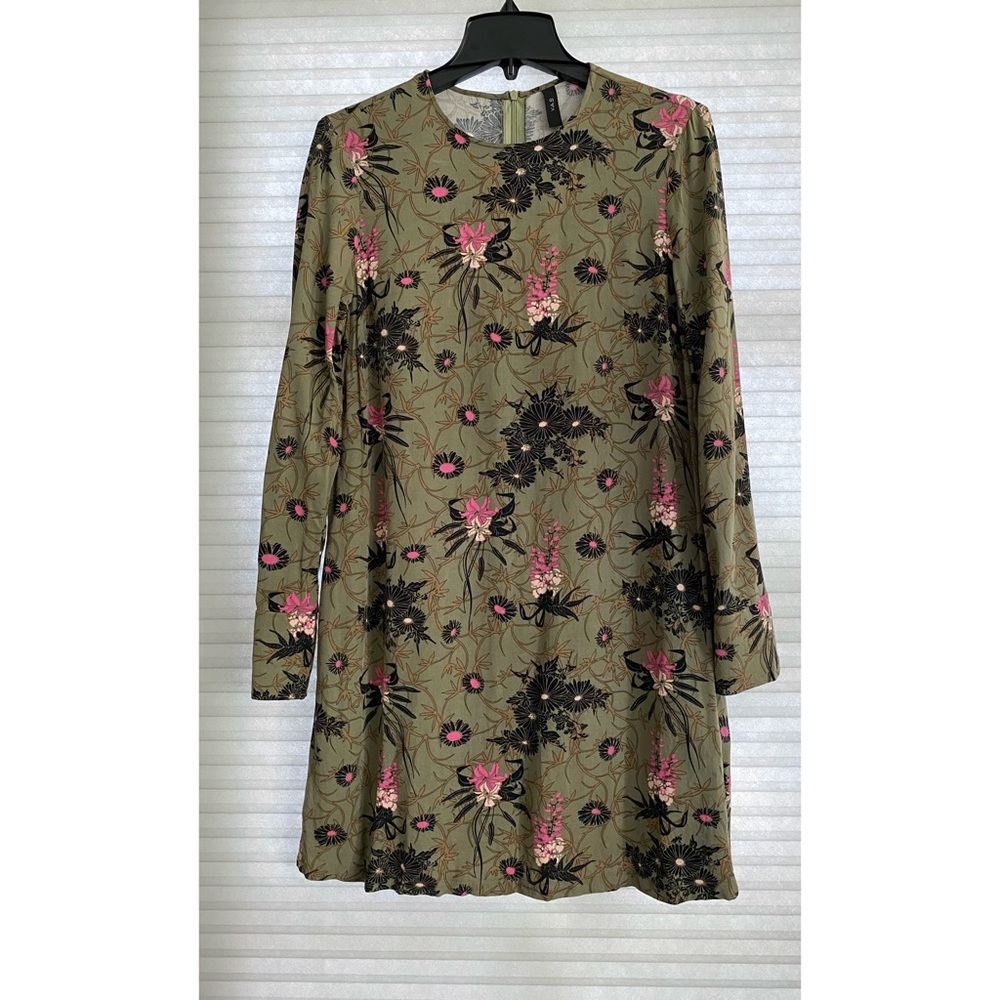 YAS Blooming Floral Print Long Sleeve Dress Size S